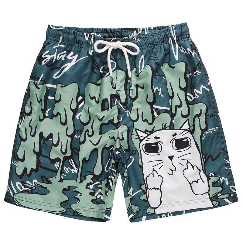 Bold Stripe Vintage Shorts - Stylish 3Sixty5