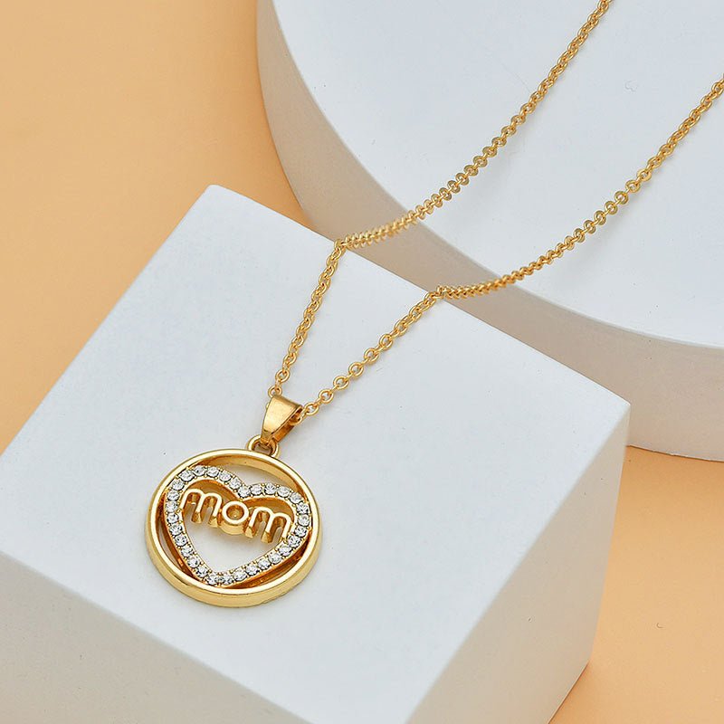Mom’s Treasure Initial Diamond Necklace - Stylish 3Sixty5