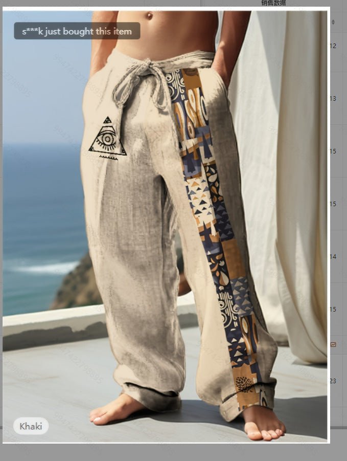 Playful Print Trousers - Stylish 3Sixty5