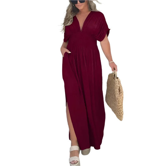 Slit & Chic Summer Dress - Stylish 3Sixty5