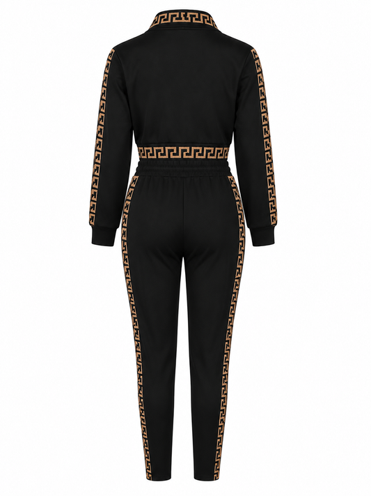 Women’s Streetwear Patchwork Co-Ord Set