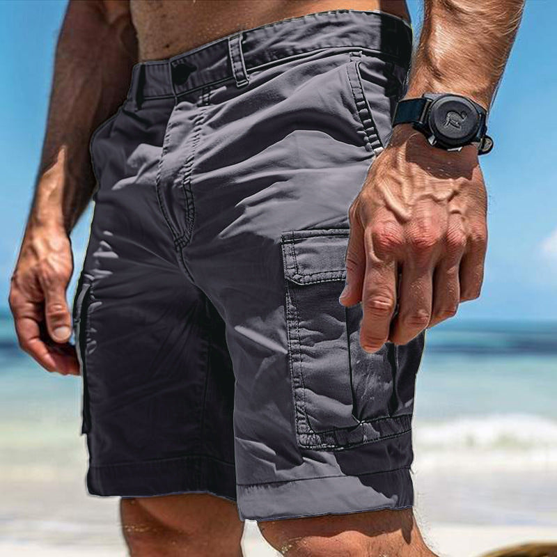 Stylish 3Sixty5 all-terrain summer shorts in gray, perfect for beach activities and outdoor adventures