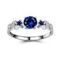 Blue Gemstone Moon Ring - Stylish 3Sixty5