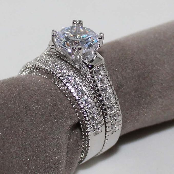 Stylish 3Sixty5 bold elegant diamond rings featuring a stunning center stone and sparkling accents