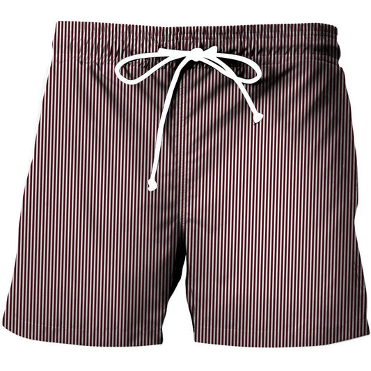 Stylish 3Sixty5 bold stripe vintage shorts with a classic design and drawstring waist