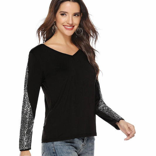 European Glam Sequin Top - Stylish 3Sixty5