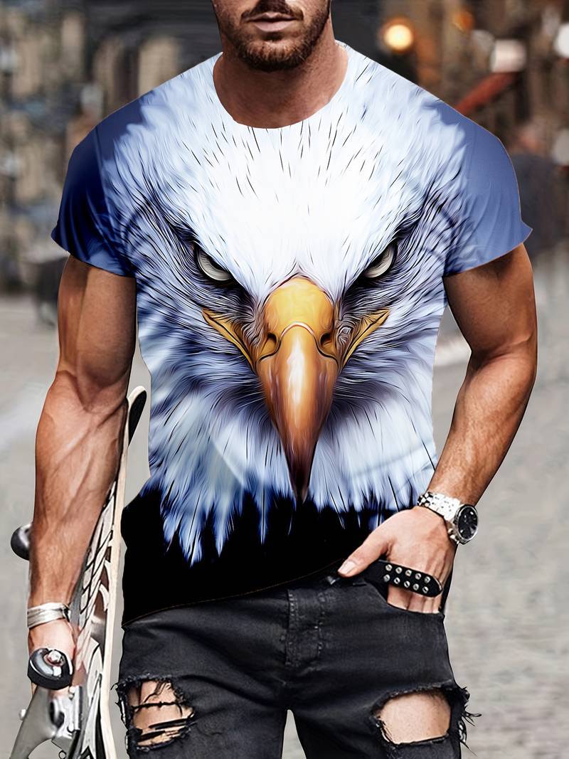 Stylish 3Sixty5 graphic eagle top featuring a bold eagle design for a trendy look