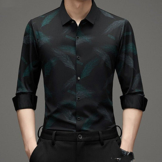 Long Sleeve Men's Fashion Shirt - Stylish 3Sixty5