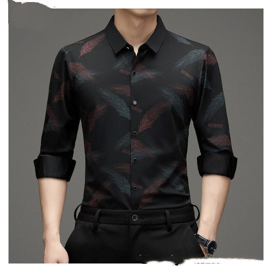 Long Sleeve Men's Fashion Shirt - Stylish 3Sixty5
