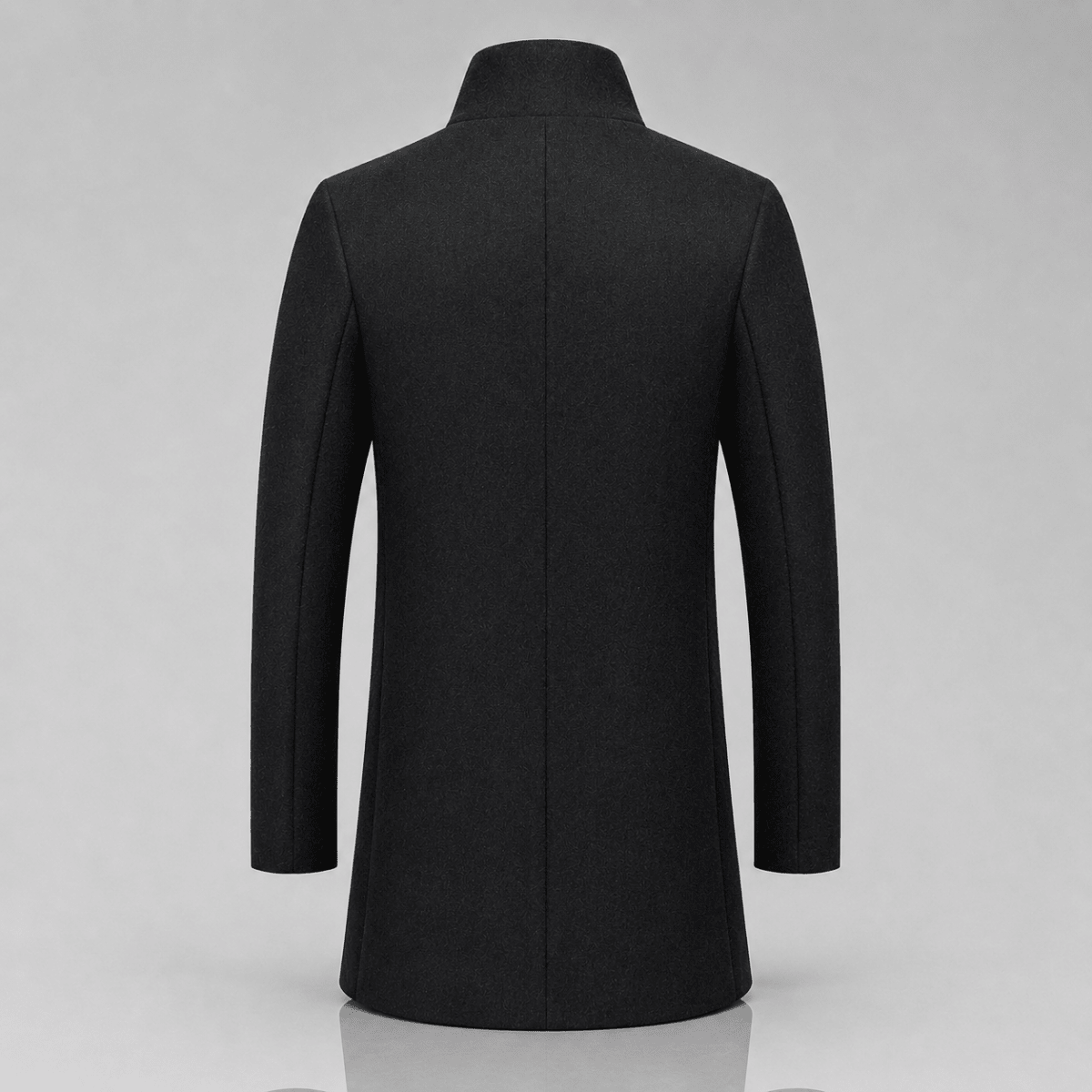 Modern Crest Mid-Length Coat for Men - Stylish 3Sixty5