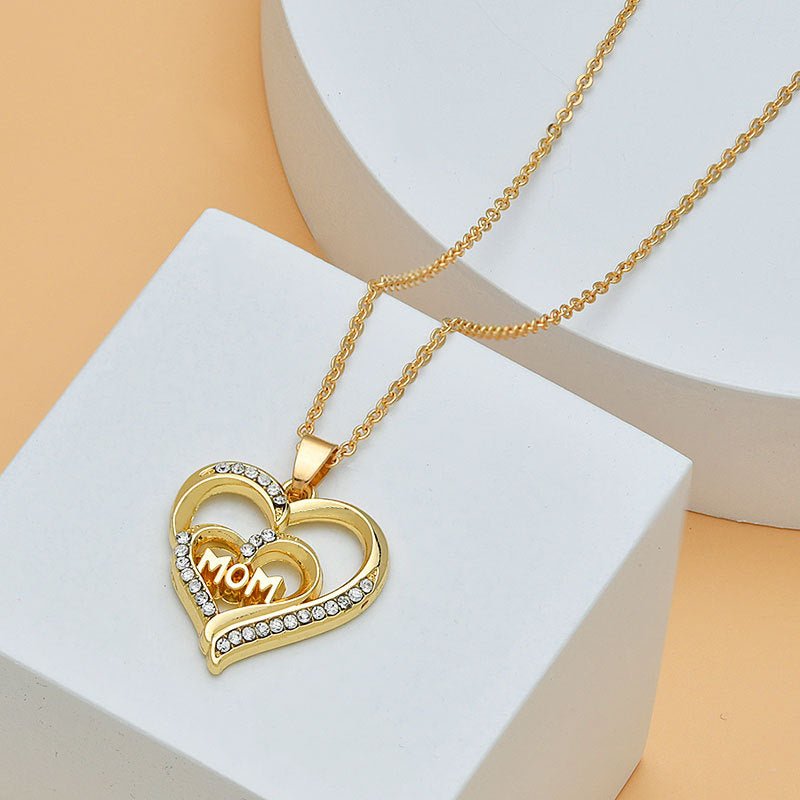 Mom’s Treasure Initial Diamond Necklace - Stylish 3Sixty5