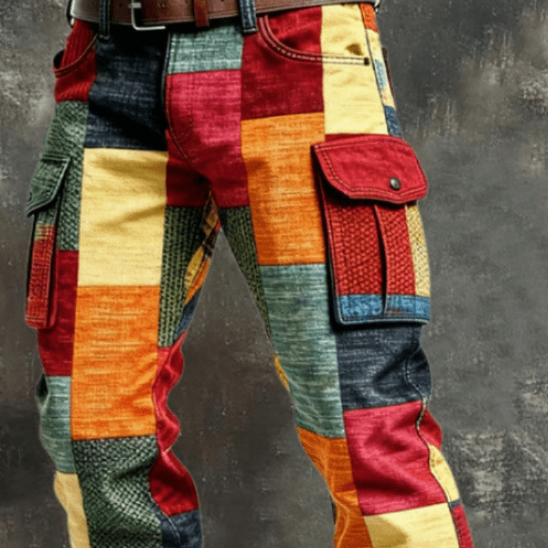 Monarch Grid Cargo Pants - Stylish 3Sixty5