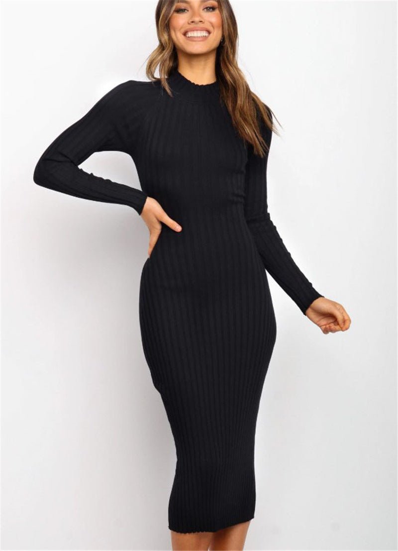 Sculpted Fit Back Bow Dress - Stylish 3Sixty5