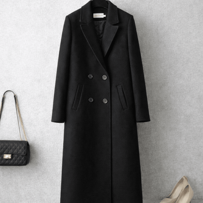 Sculpted Grace Long Coat - Stylish 3Sixty5