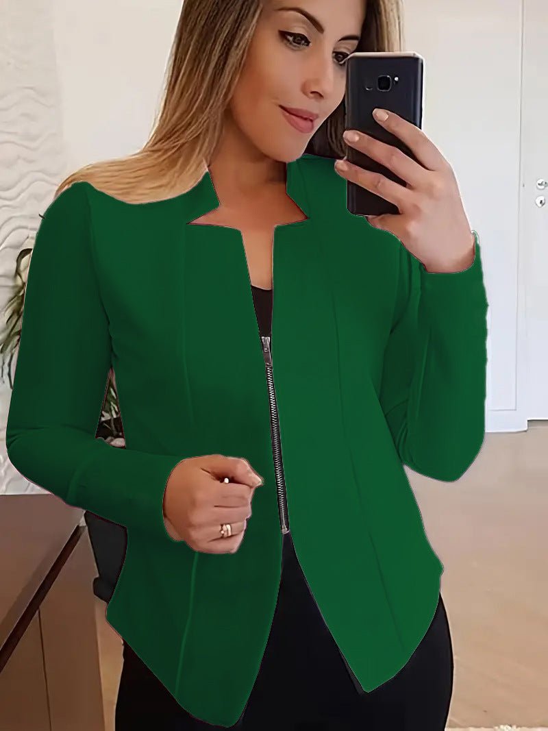 Sleek - Zip Women’s Jacket - Buy 2 Get 1 FREE $00.00 - Stylish 3Sixty5