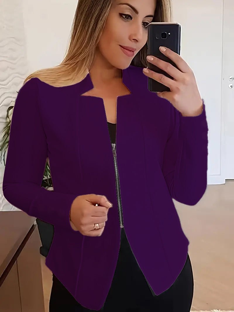 Sleek - Zip Women’s Jacket - Buy 2 Get 1 FREE $00.00 - Stylish 3Sixty5