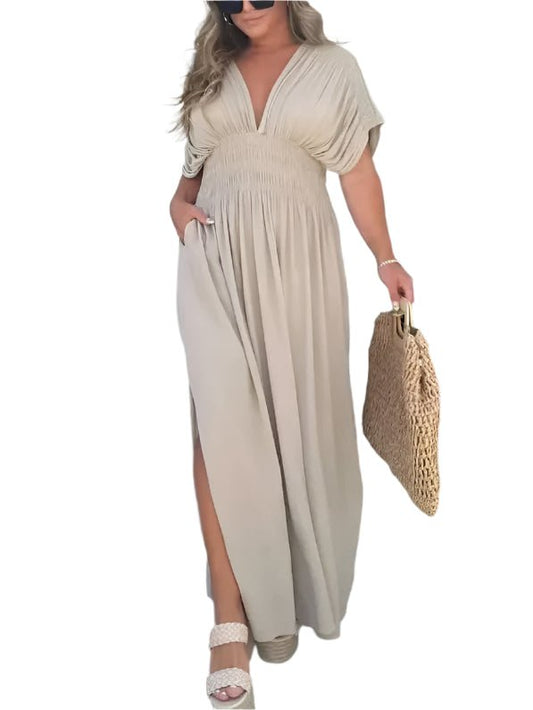 Slit & Chic Summer Dress - Stylish 3Sixty5