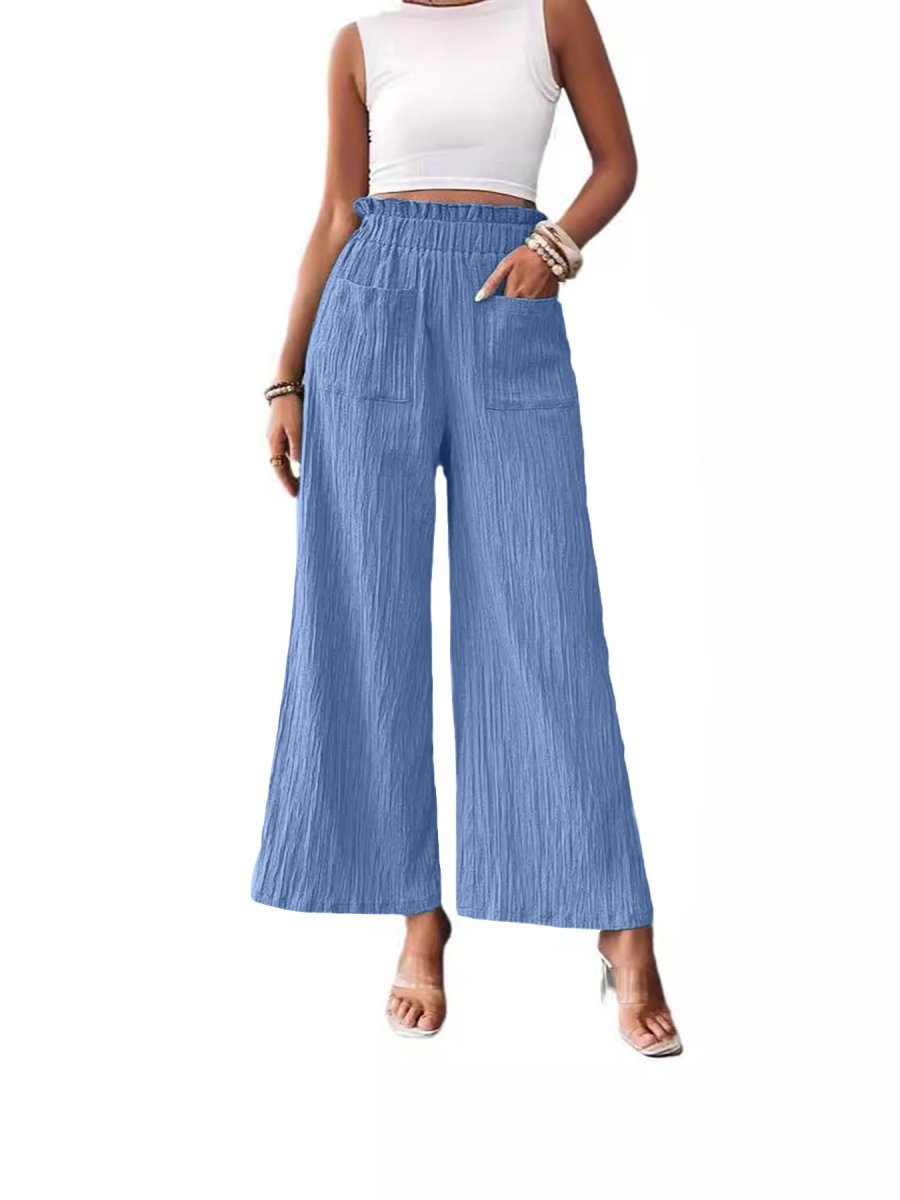 Smooth Silhouette Pants - Stylish 3Sixty5