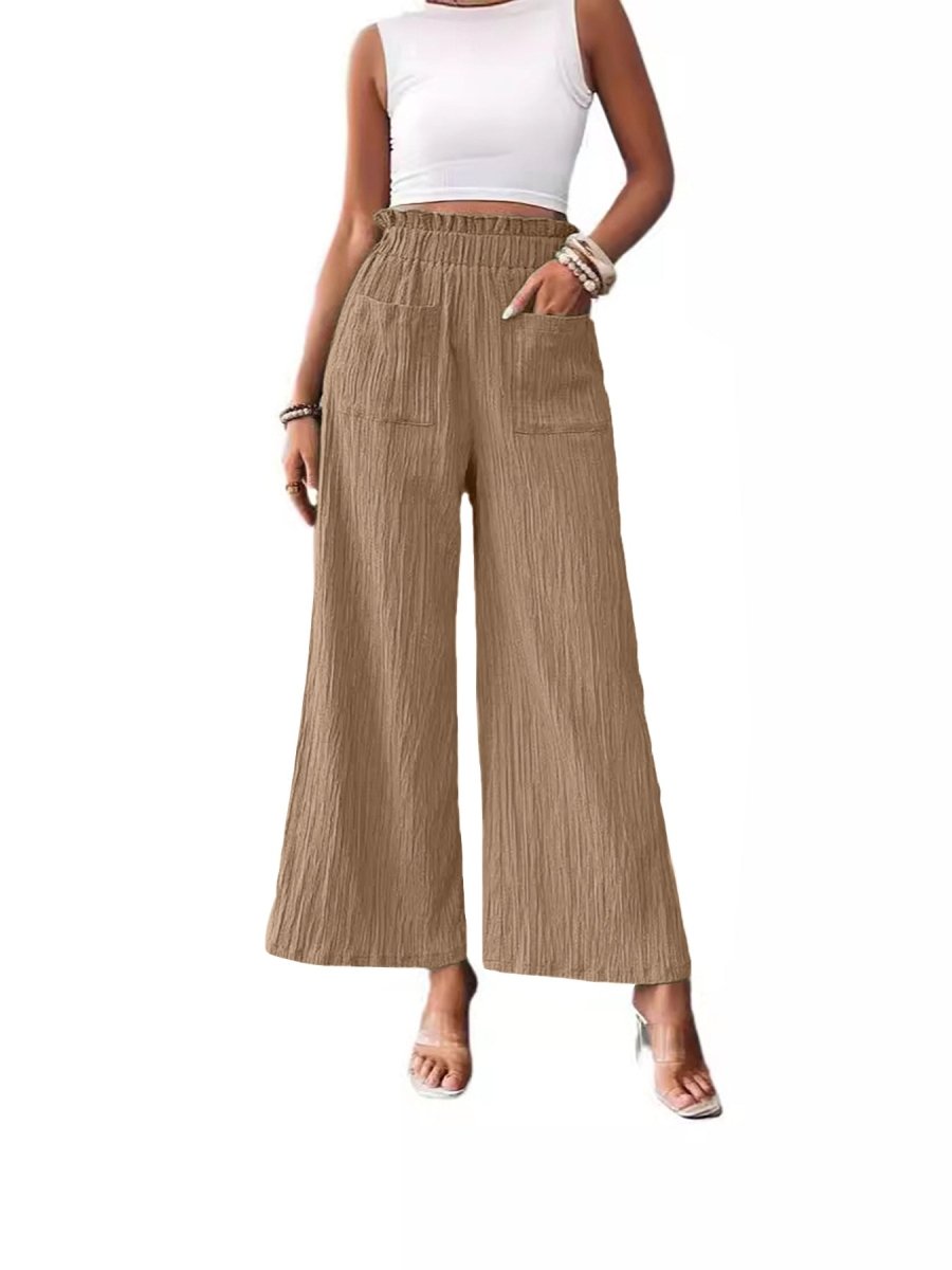 Smooth Silhouette Pants - Stylish 3Sixty5