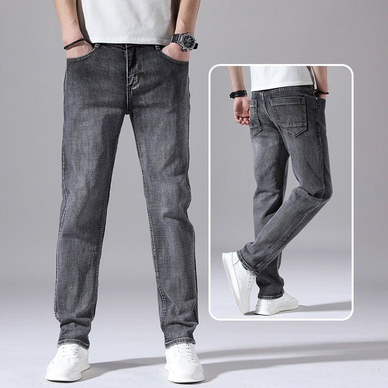 Straight - Leg Denim Pants - Stylish 3Sixty5