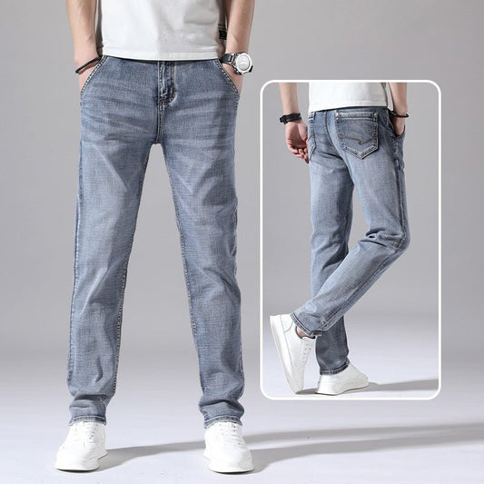 Straight - Leg Denim Pants - Stylish 3Sixty5