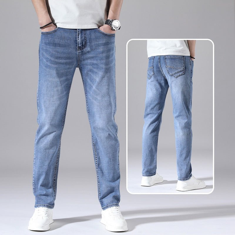 Straight - Leg Denim Pants - Stylish 3Sixty5