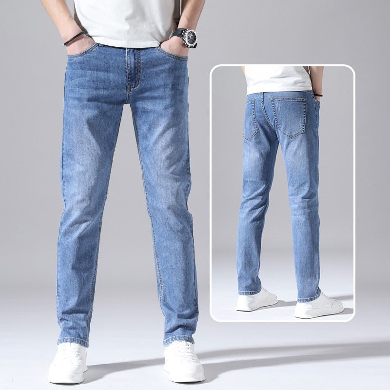 Straight - Leg Denim Pants - Stylish 3Sixty5
