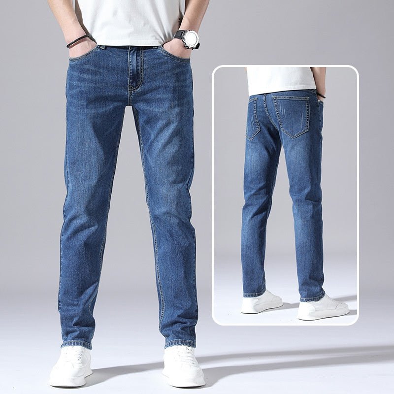 Straight - Leg Denim Pants - Stylish 3Sixty5