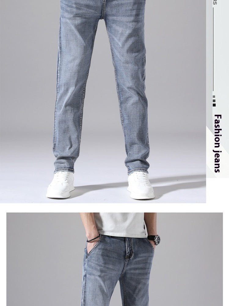 Straight - Leg Denim Pants - Stylish 3Sixty5