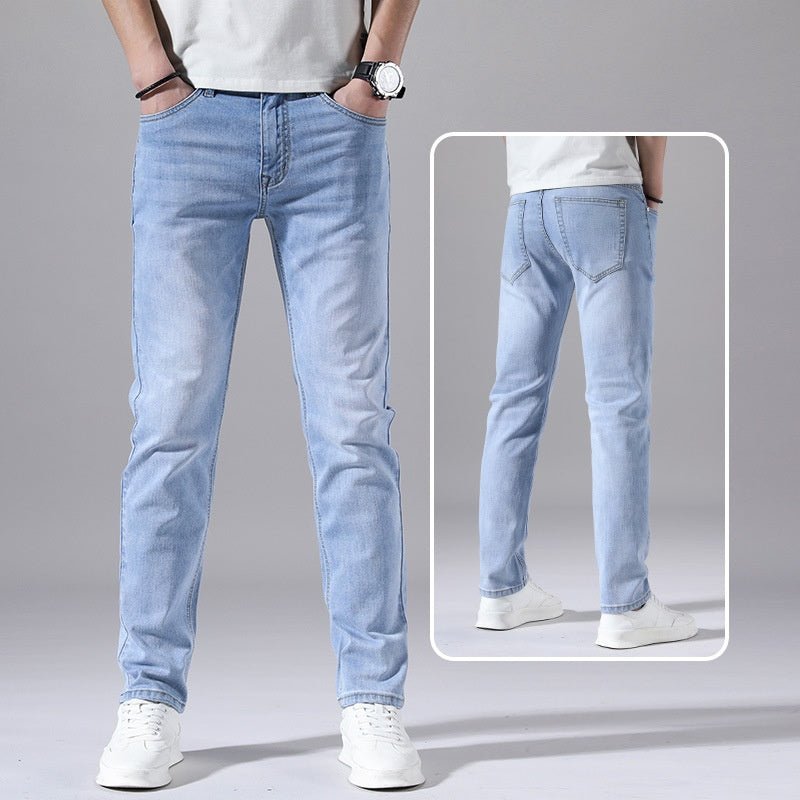 Straight - Leg Denim Pants - Stylish 3Sixty5