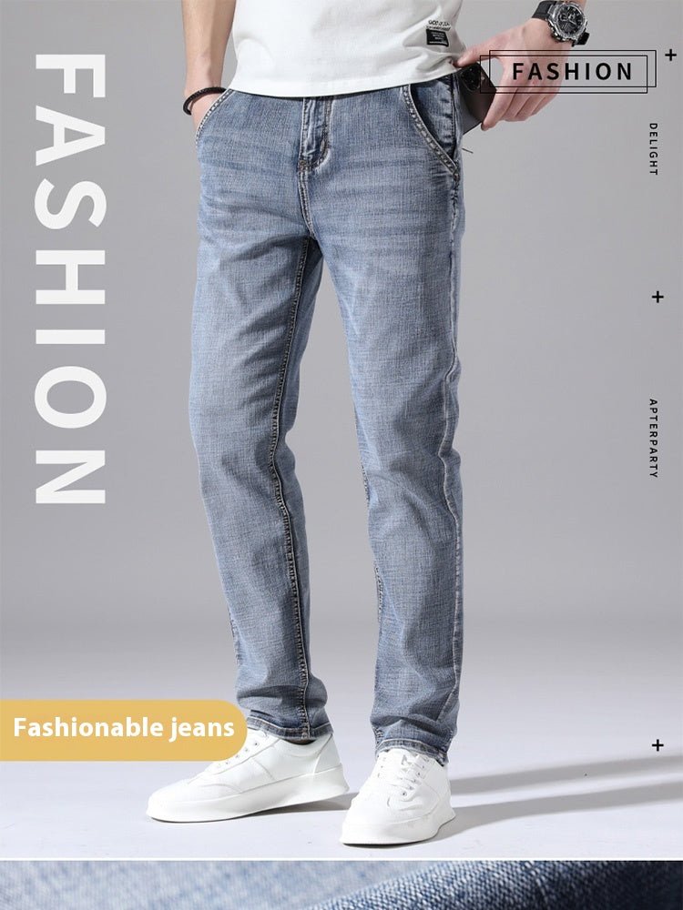Straight - Leg Denim Pants - Stylish 3Sixty5