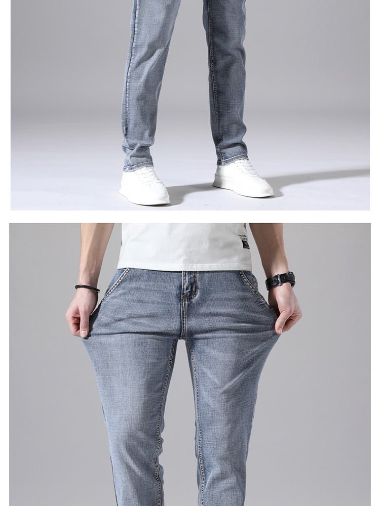 Straight - Leg Denim Pants - Stylish 3Sixty5