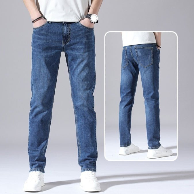 Straight - Leg Denim Pants - Stylish 3Sixty5