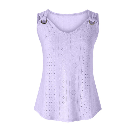 Stylish 3Sixty5 timeless solid color tank top with unique design and comfortable fit