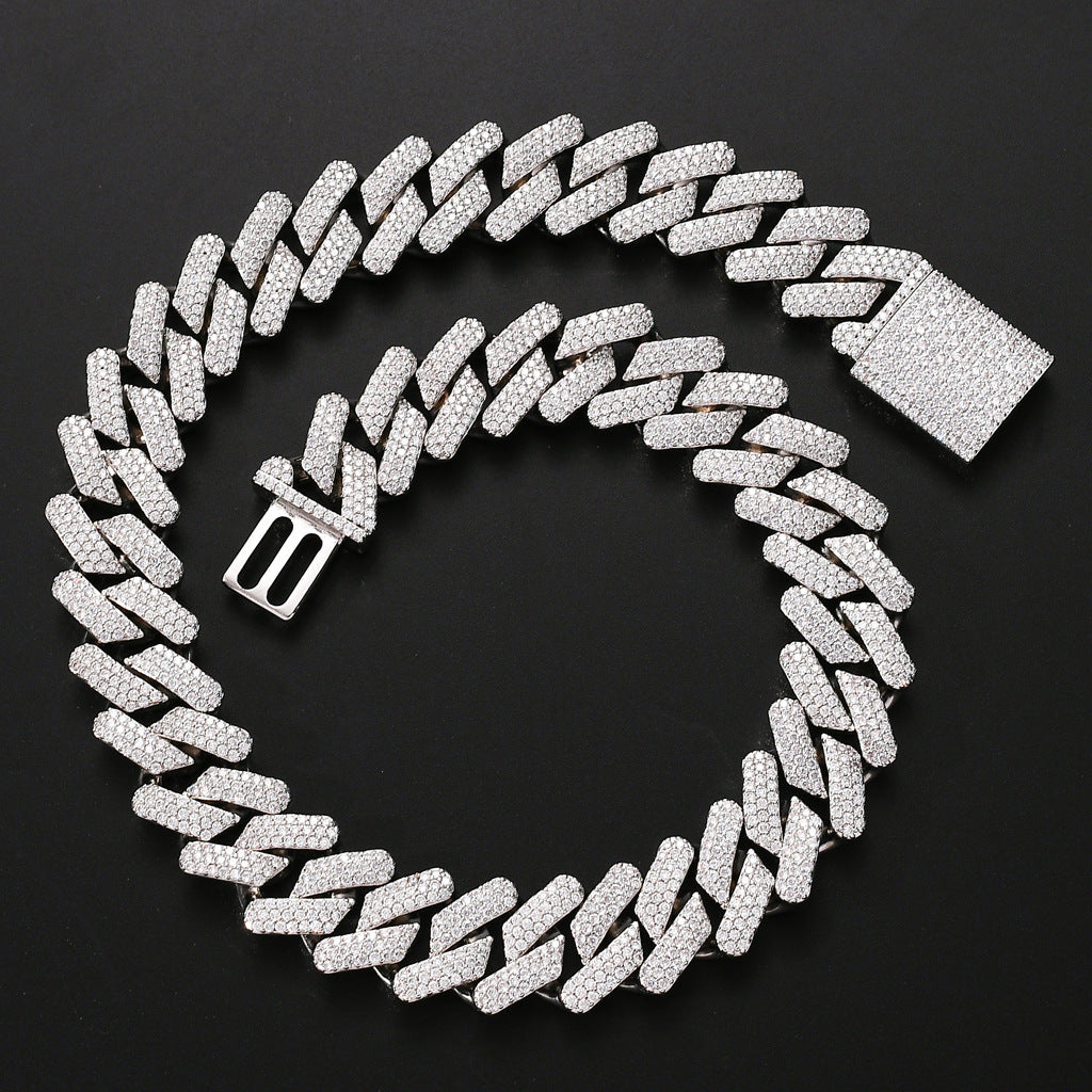 Stylish 3Sixty5 ultimate bling chain necklace featuring a bold design with sparkling embellishments