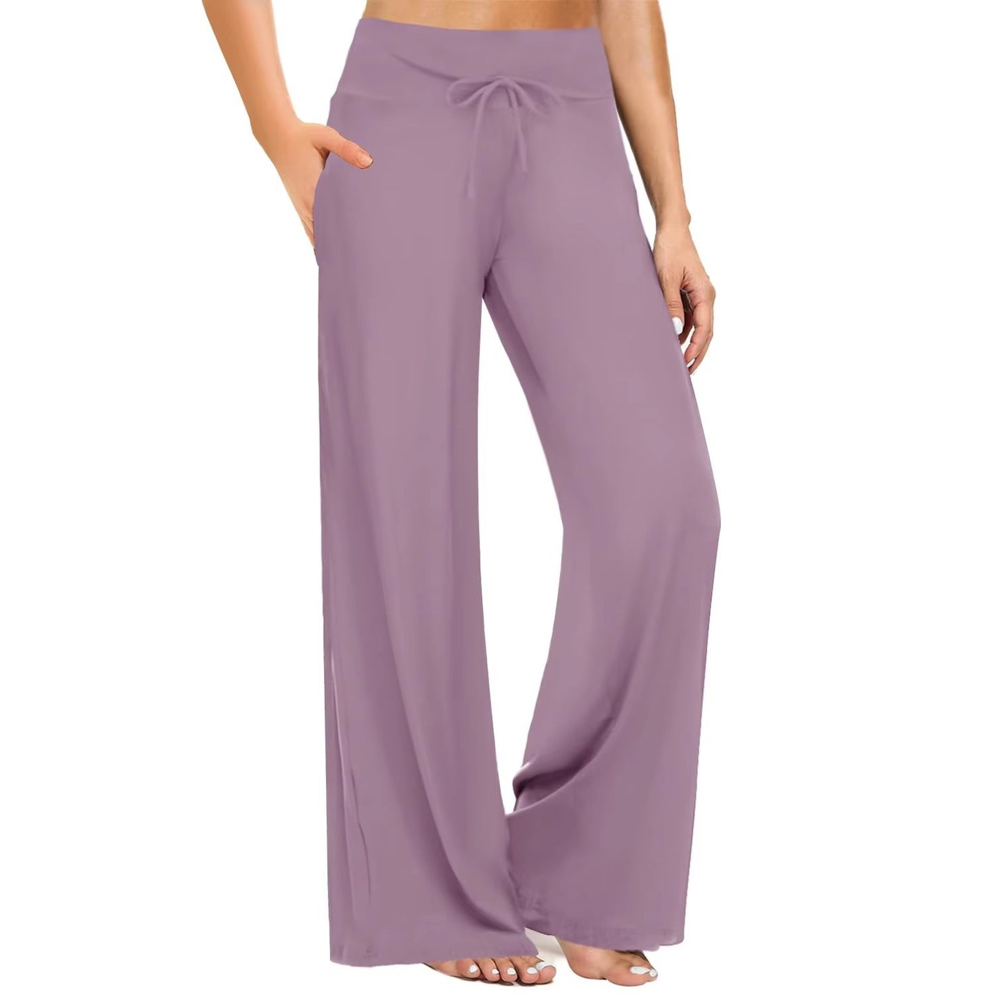 Stylish 3Sixty5 dreamy comfort pants in soft lavender color for effortless casual wear
