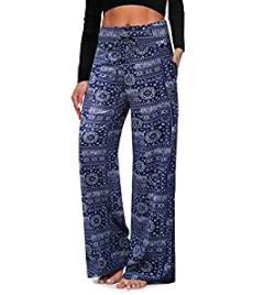 Stylish 3Sixty5 Dreamy Comfort Pants with a blue patterned design for relaxed wear