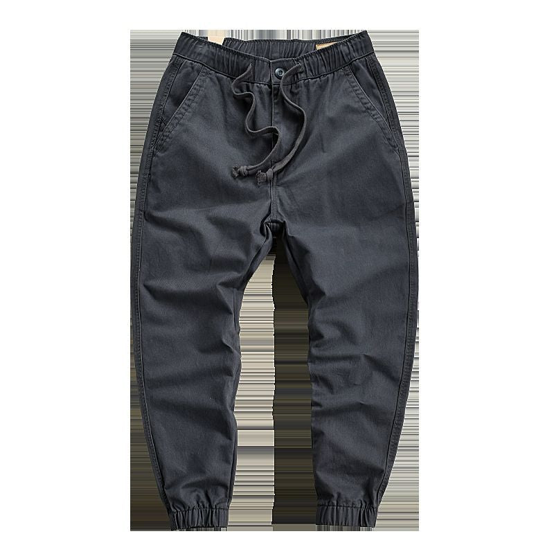 Stylish 3Sixty5 Vortex ProGear utility pants in dark grey with elastic cuffs and drawstring waist