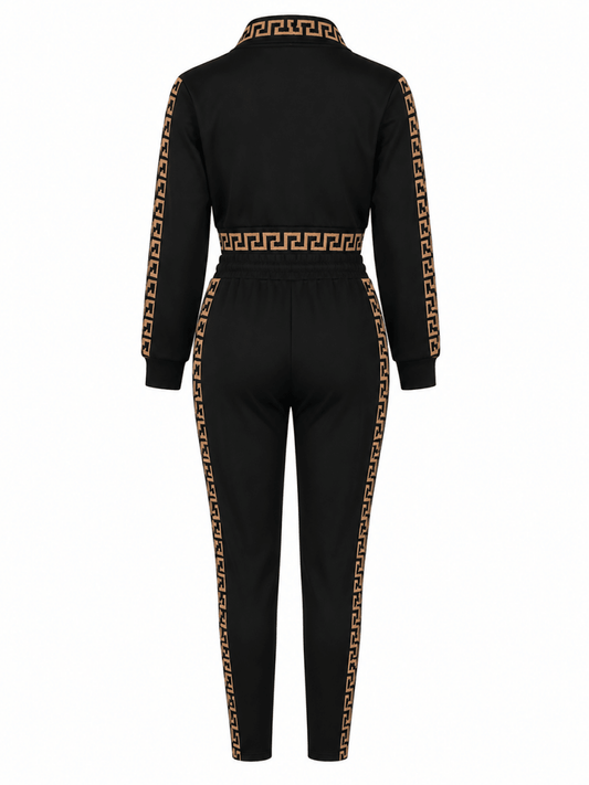 Women’s Streetwear Patchwork Co - Ord Set - Stylish 3Sixty5